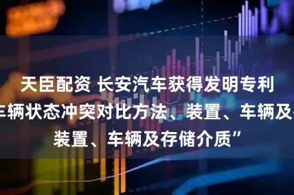 天臣配资 长安汽车获得发明专利授权：“车辆状态冲突对比方法、装置、车辆及存储介质”